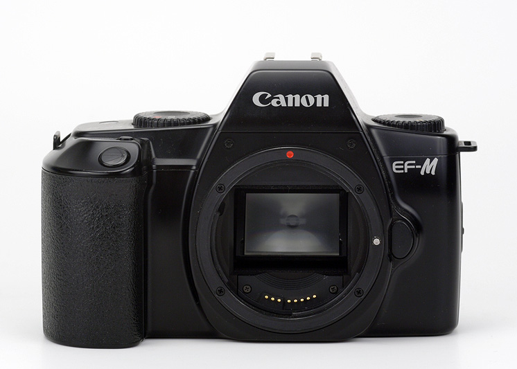 Front view of the Canon EF-M