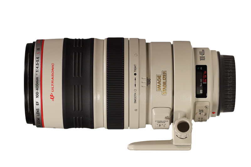 Side view of the Canon EF 100-400mm F4.5-5.6L IS USM