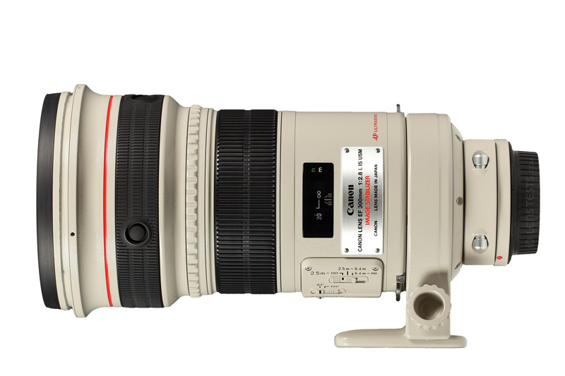 Side view of the Canon EF 300mm F2.8L IS USM