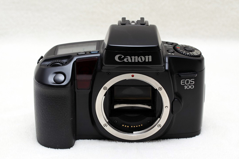 Front view of the Canon EOS 100