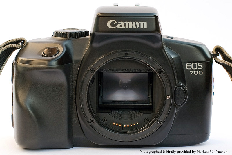 Front view of the Canon EOS 700