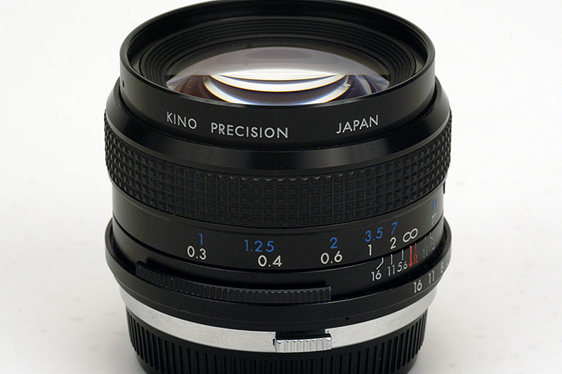 Kiron 24mm F2.0 MC Side View showing focus scale and Kino Precision label inscription